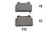 ASHIKA 51-05-512 Brake Pad Set, disc brake